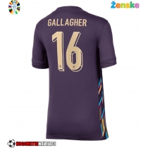 Ženske Nogometnih dresov Anglija Conor Gallagher #16 Gostujoči EP 2024 Kratki rokavi